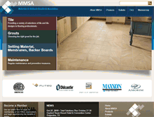 Tablet Screenshot of mmsausa.com